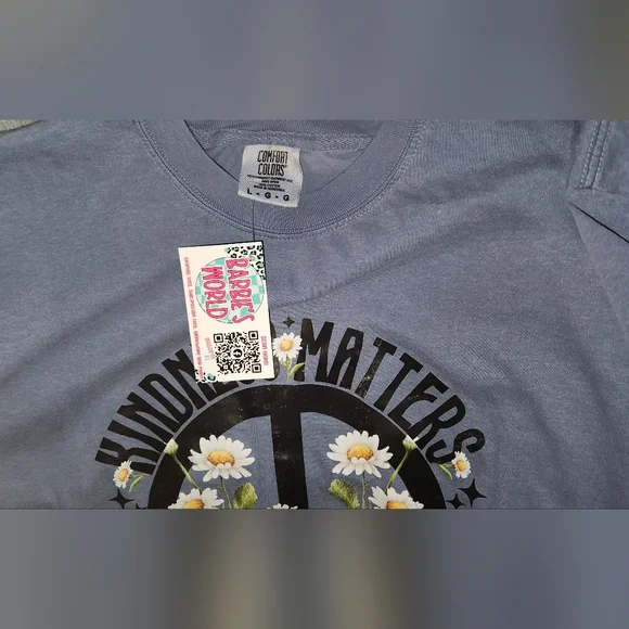 Kindness Matters Peace Sign with Daisy - Picture 2 of 5